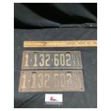 Illinois license plates 1933