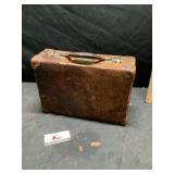 Vintage suitcase, approximately 14 x 9 1/2 x 5