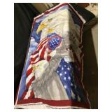 American Eagle throw approximately 5ï¿½ x 4ï¿½