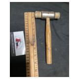 Vintage split head, rawhide mallet