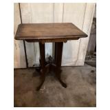 Parlor table approximately 17 1/2 x 26 x 29 tall