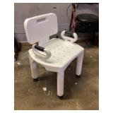 Adjustable shower chair