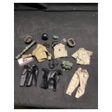 G.I. Joe action figure belongings