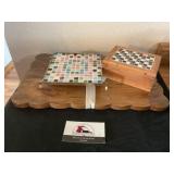 Tile and wood decor