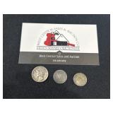 3 Silver Coins 1-1944 Dime & 2 Dutch