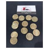 Group of US Dollar Coins