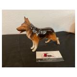 Vintage ceramic dog figurine