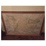 Vintage united states map