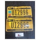 Iowa Hawkeyes license plates