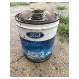 Metal Ford oil can