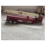 Vintage metal fire truck