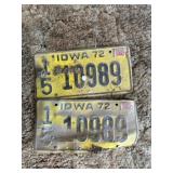 Iowa License plates