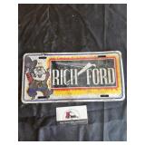 Rich Ford license plate