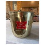 Brass Miller Highlife beer bucket or ice bucket