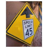 Speed limit sign