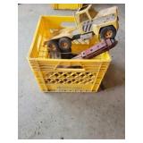Crate with misc toys