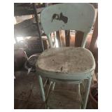 Metal stool