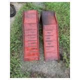 Metal car ramps