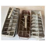 Vintage metal ice trays