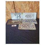 White license plates