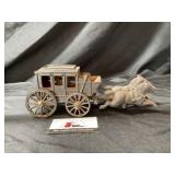 Cast Horse Drawn Wagon