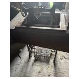 New Home sewing machine in cabinet