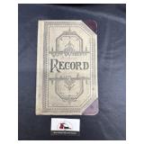 Record book- 1906
