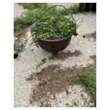 Cast iron cauldron