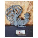 Cast iron rooster decor