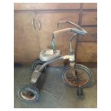 Vintage metal tricycle