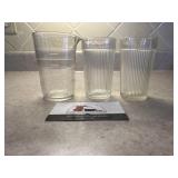 Vintage apothecary measuring cup and misc