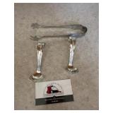Creamer spoons and tongs