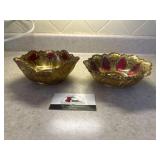 Goofus glass bowls