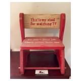 Vintage toddler stool