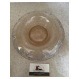 Hand painted floral bowl