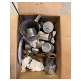 Vintage metalKitchen items, tools