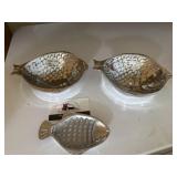 Metal fish bowls