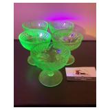 Uranium glass dishes