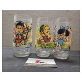 Pizza Hut Baby Flintstones Character Glasses