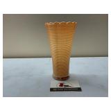 Fire King Peach Luster Vase