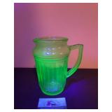 Uranium Glass Pitcher