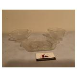 Cream and Sugar Dish Set