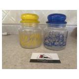 MCM glass jars