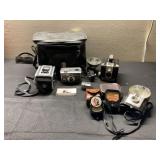 Vintage Kodak Cameras with Accessories