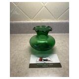 Vintage green vase