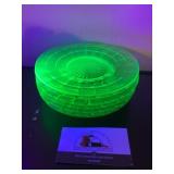 Uranium glass plates