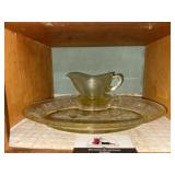Yellow depression glass