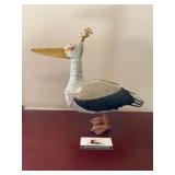 Metal bird decor