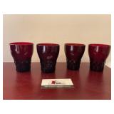 4 Glass Goblets
