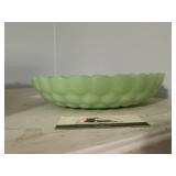 Jadeite bubble bowl